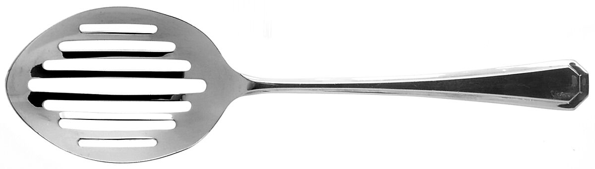Grecian (Silverplate) Pierced Tablespoon (Serving Spoon) by Sheffield Silver Co (England)-1
