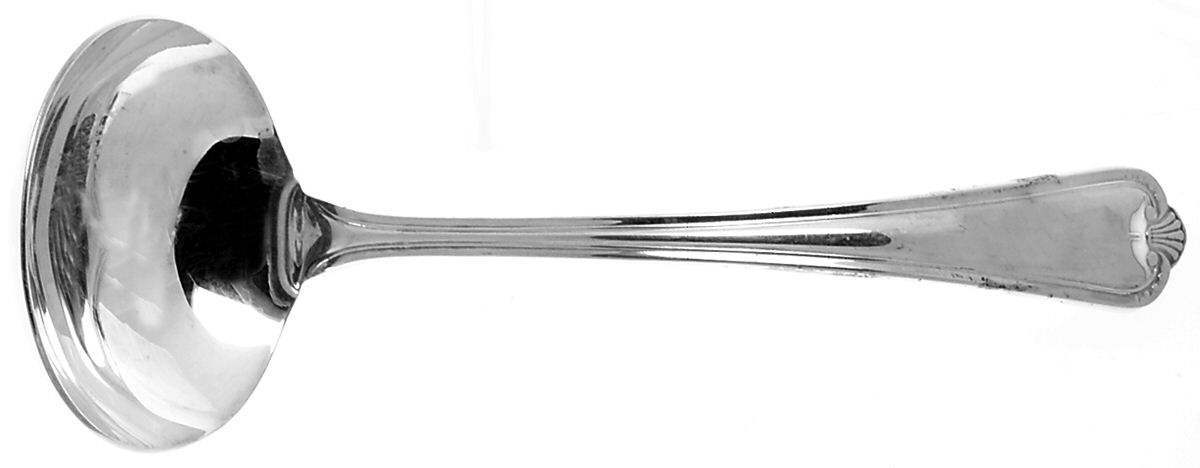 SSD7 (Silverplate) Solid Gravy Ladle by Sheffield Silver Co (England)-1