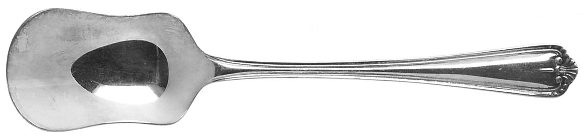 SSD7 (Silverplate) Ice Cream Spoon Individual by Sheffield Silver Co (England)-1