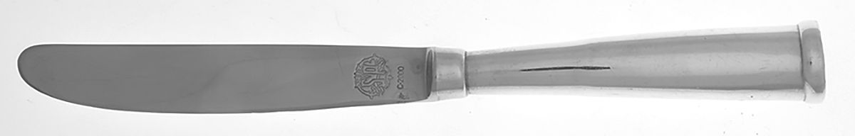 Augustus (Silverplate) Dessert Knife with Stainless Blade by Source Perrier Collection-1