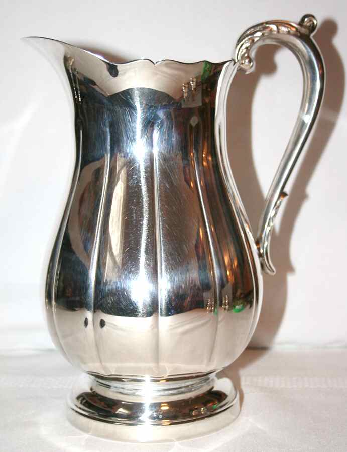 3606 (Silverplate, Hollowware) Silverplate Water Pitcher by Sheffield Silver Co (USA)-1