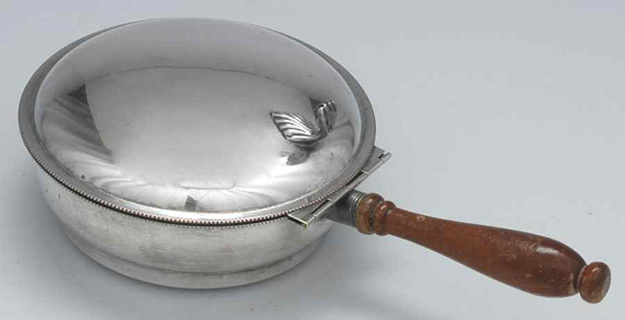 300 (Silverplate, Hollowware) Silent Butler with Brush by Sheffield Silver Co (USA)-1