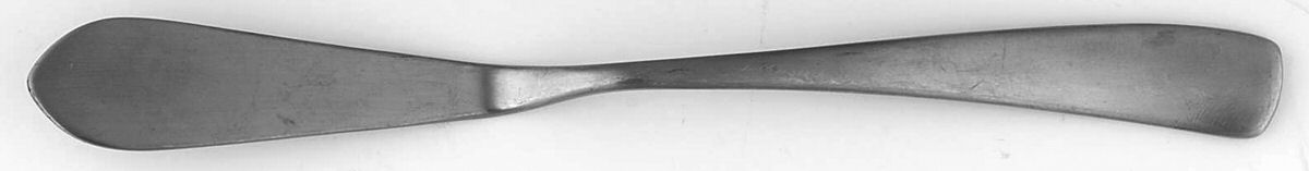 Larch-Satin (Stainless) Flat Handle Master Butter Knife by Studio William-1
