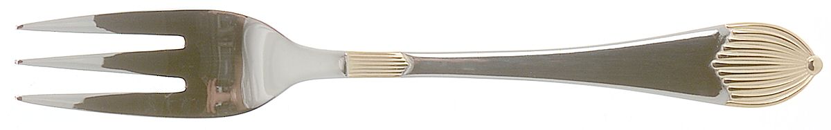 SBB11G (Stainless, Gold Accent) Dessert Fork by SBS Bestecke-1