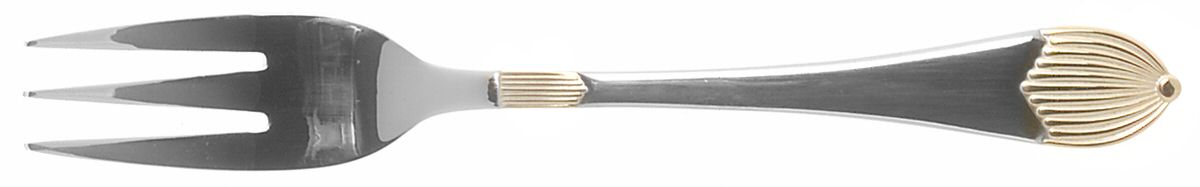 SBB11G (Stainless, Gold Accent) Cocktail/Seafood Fork by SBS Bestecke-1