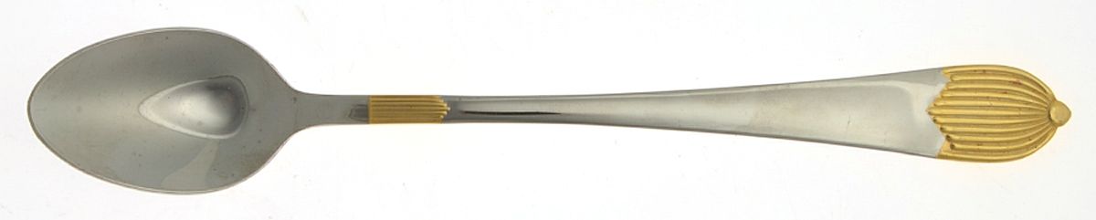 SBB11G (Stainless, Gold Accent) Iced Tea Spoon by SBS Bestecke-1