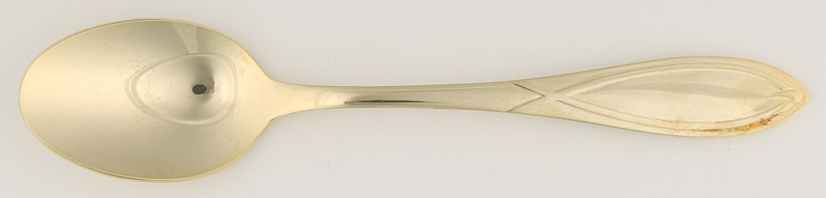 SBB12 (Gold Electroplate) Place/Oval Soup Spoon by SBS Bestecke-1