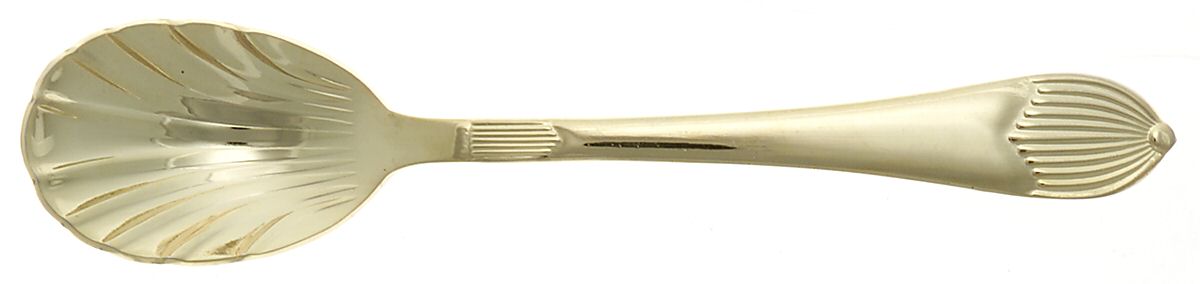 SBB17 (Gold Electroplate) Sugar Shell Spoon by SBS Bestecke-1