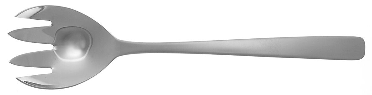 SOL13 (Stainless) Solid Salad Serving Fork by Sola-1
