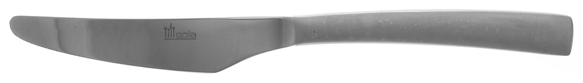 SOL13 (Stainless) Dessert Knife Solid Piece by Sola-1