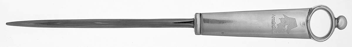Pewter Hollowware Letter Opener with Stainless Blade by Salisbury Inc-1