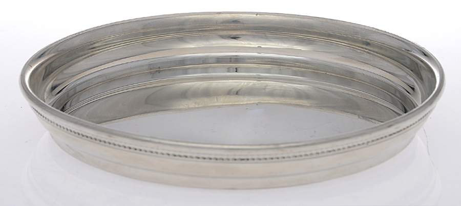 Pewter Hollowware 6" Round Tray by Salisbury Inc-1