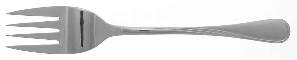 Romance (Stainless) Medium Solid Cold Meat Serving Fork by Splendide-1