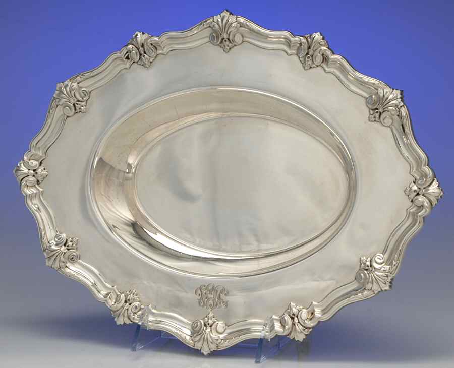 4038 (Sterling, Hollowware) 13" Oval Vegetable by Shreve Crump & Low-1