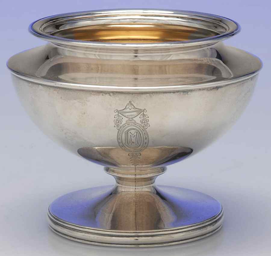 Adam (Strl, Hlwr, Urn & Swag, Plain) Waste Bowl by Shreve Silver-1