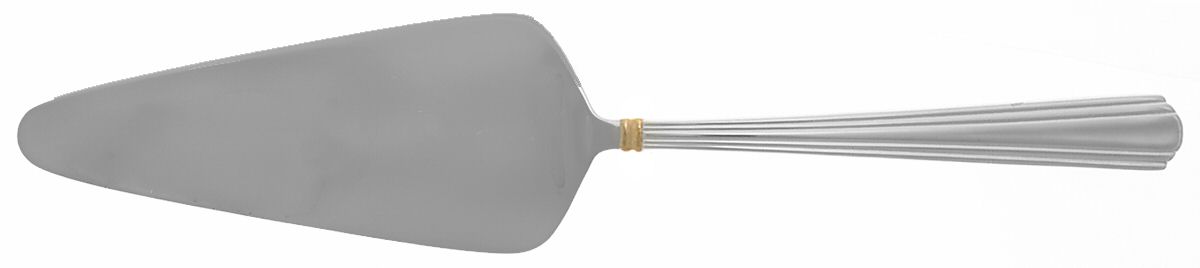 SMD2 (Stainless, Gold Accent) All Stainless Pie Server by Carl John Schmidt-1