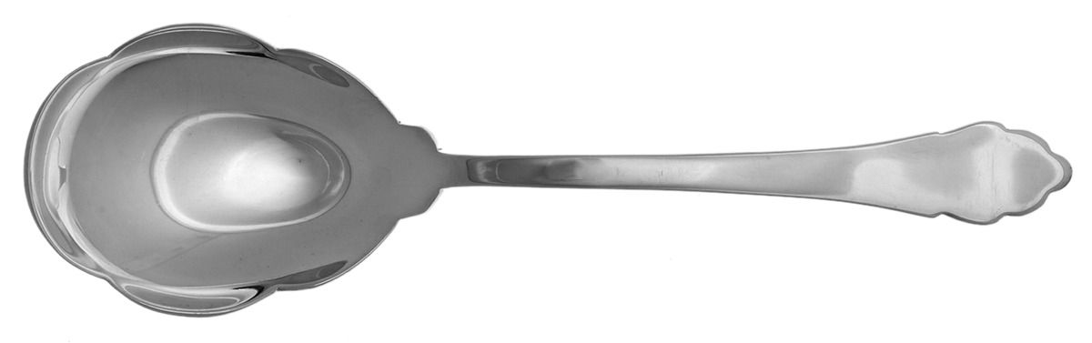 S3P1 (Silverplate) Solid Shell Casserole Spoon by Source Perrier Collection-1