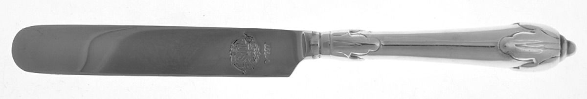 S3P1 (Silverplate) Blunt Hollow Knife with Bolster by Source Perrier Collection-1