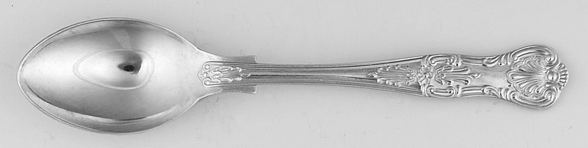 Queens (Silverplate) Five O'Clock Teaspoon by Sheffield Silver Co (England)-1