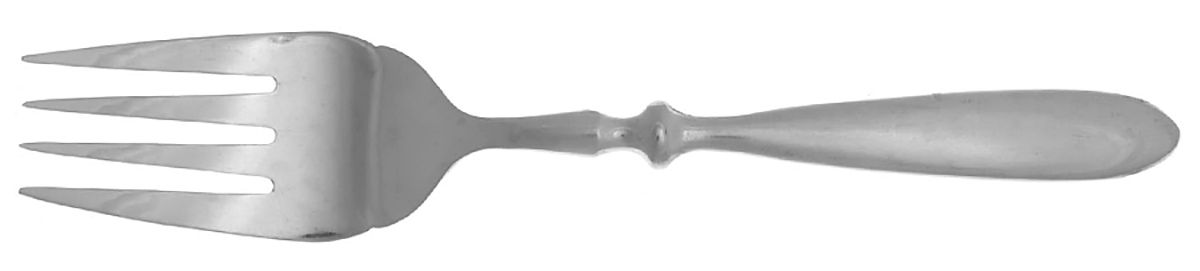 SBI3 (Stainless) Large Solid Cold Meat Serving Fork by Sabatier-1