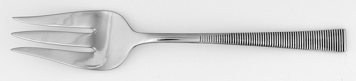 Diane (Stainless) Medium Solid Cold Meat Serving Fork by Skandia-1