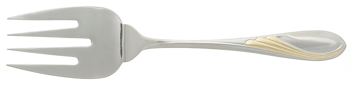 SBB21 (Stainless) Medium Solid Cold Meat Serving Fork by SBS Bestecke-1