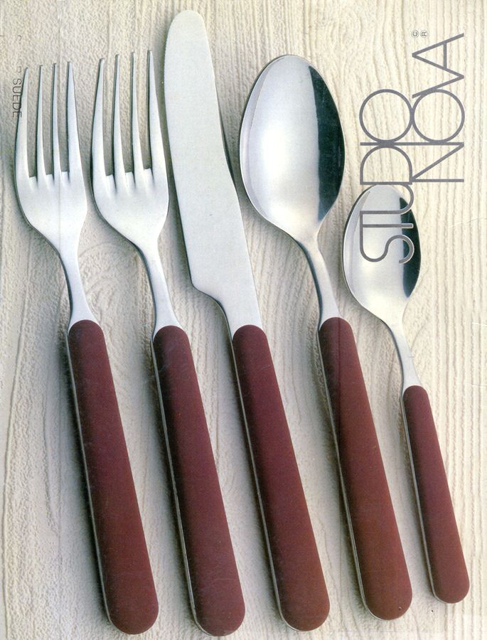 Super Suede Plum (Stainless) Fork by Studio Nova-1