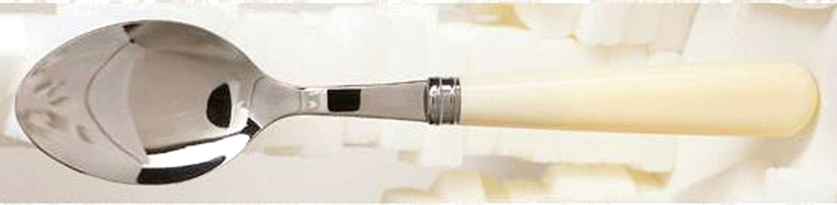 Basic-Ivory (Stainless) Place/Oval Soup Spoon by Sabre-1