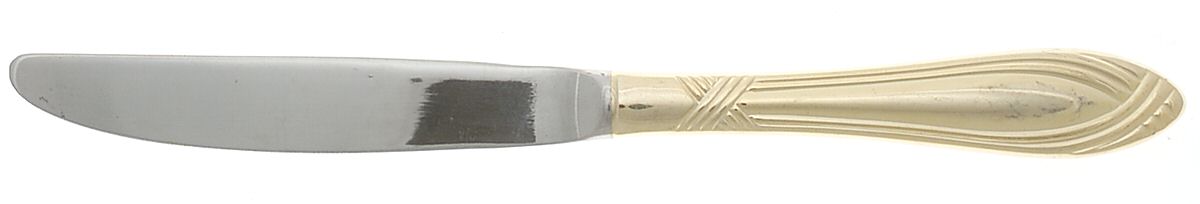 SPL21 (Gold Electroplate) Modern Solid Knife by Splendide-1