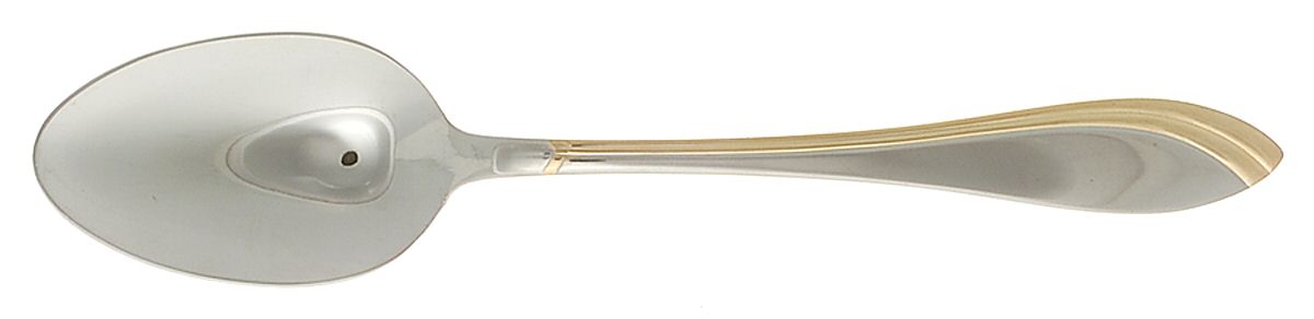 Spl24 (Stainless, Gold Accent) Tablespoon (Serving Spoon) by Splendide-1