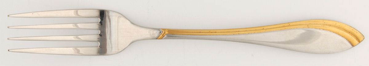SJM1 (Stainless, Gold Accent) Fork by St. James-1