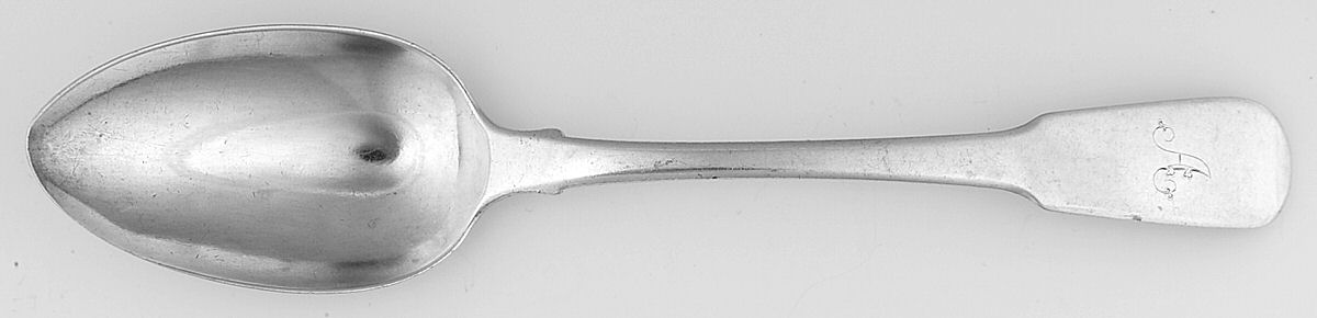 SGJ2 (Sterling) Tablespoon (Serving Spoon) by Solomon Hougham-1