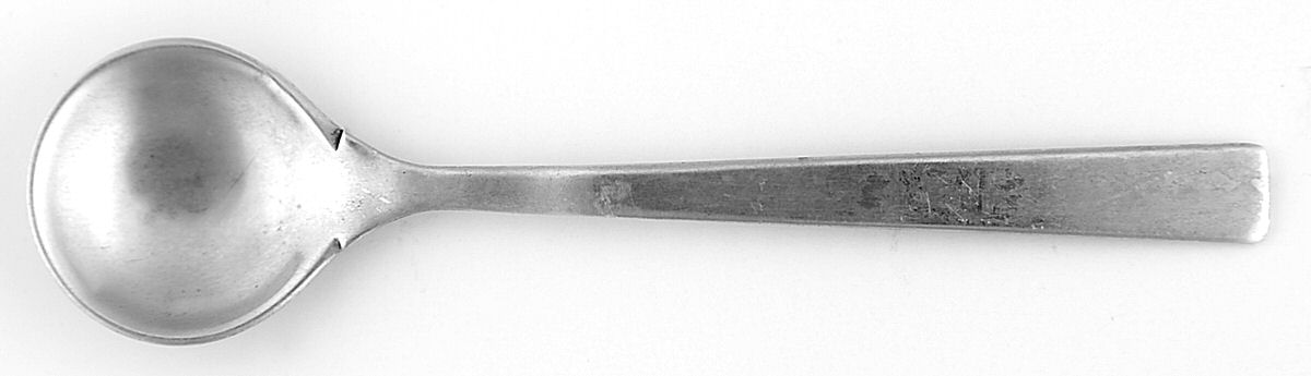 ST31 (Sterling) Individual Salt Spoon by Steuben-1