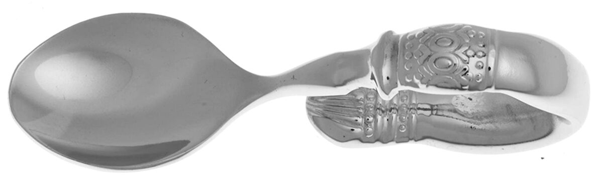 Gallery (Stainless) Baby Spoon with Curved Handle HC by Southern Living-1