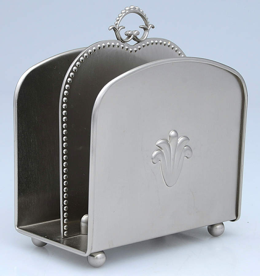 Astoria (Stainless, Hollowware) Napkin Holder by Southern Living-1