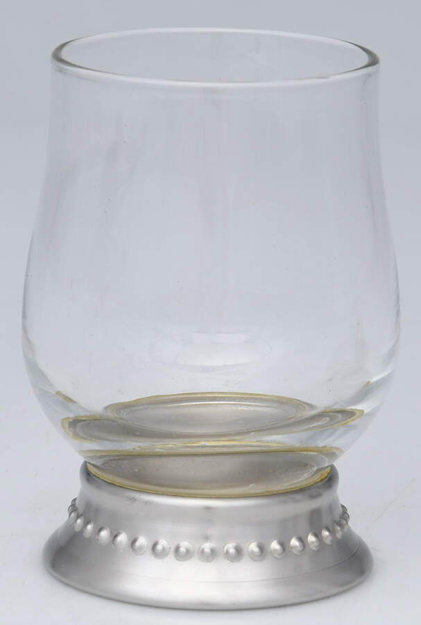 Astoria (Stainless, Hollowware) Glass Sugar W/Metal Base-No Metal Lid by Southern Living-1