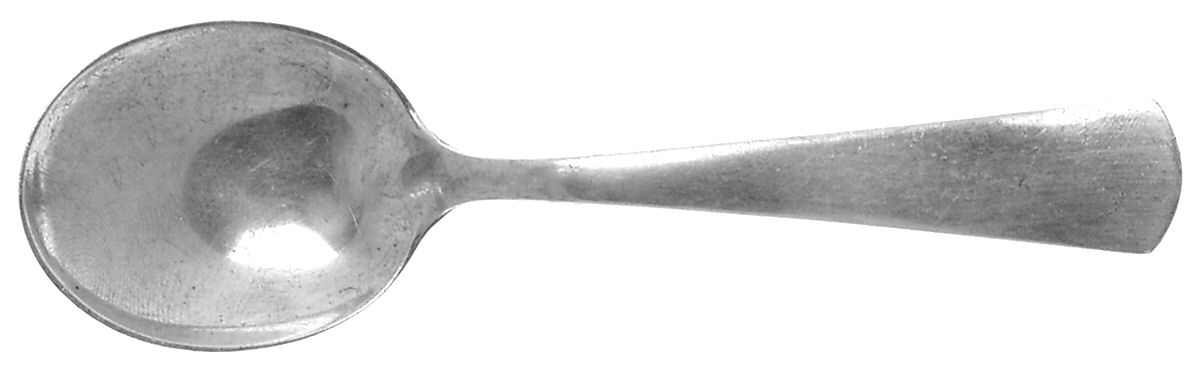 SBS25 (Sterling) Straight Handle Baby Spoon by Saart Brothers-1