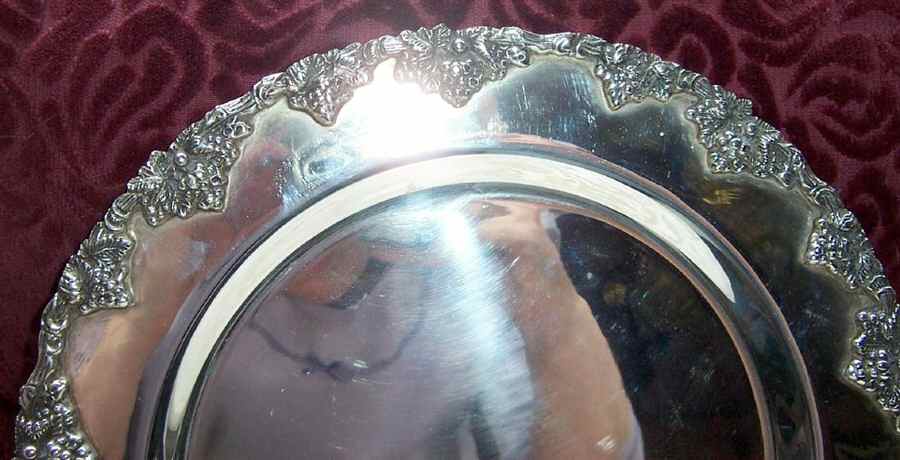 Royal Queen (Silverplate, Hollowware) Service Plate by Sheffield-1