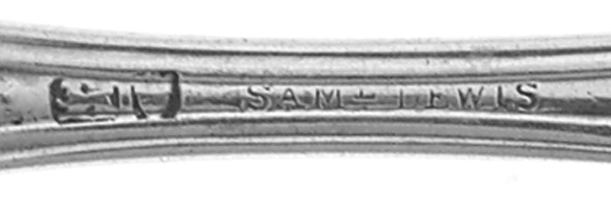 Coin Silver Flatware Teaspoon by Samuel Lewis-3