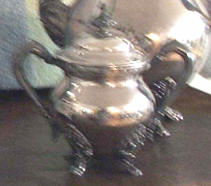 2102 (Silverplate, Hollowware) Sugar Bowl & Lid by Sheets-Rockford-1