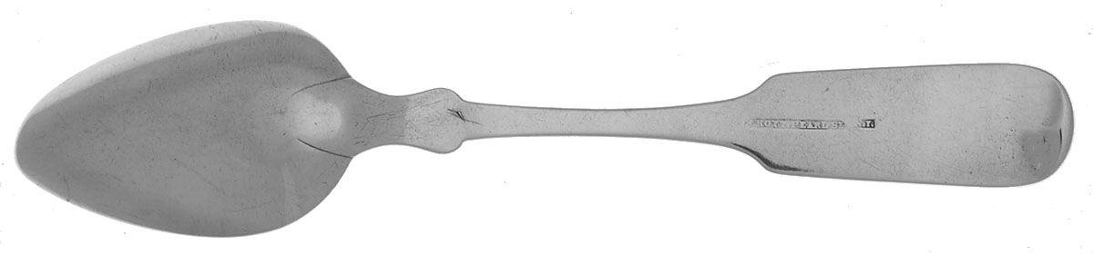 Coin Silver Flatware Dessert/Oval Soup Spoon by Seymour Hoyt-3