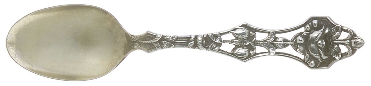 Floral Series #2 (Sterling) Five O'Clock Spoon by Saart Brothers-1