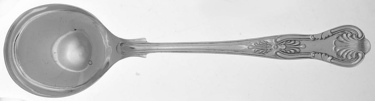 Balta (Silverplate) Solid Smooth Casserole Spoon by Sheffield Silver Co (England)-1
