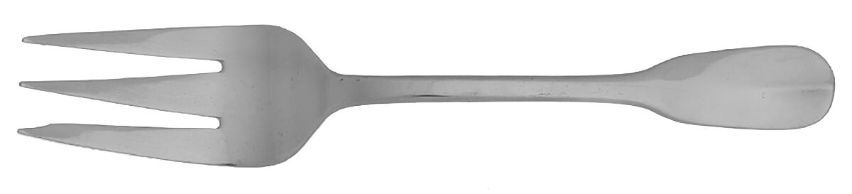 SBI6 (Stainless) Medium Solid Cold Meat Serving Fork by Sabatier-1
