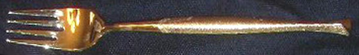 Golden Sophistication (Gold Electroplateplate) Individual Salad Fork by Stanley Roberts-1