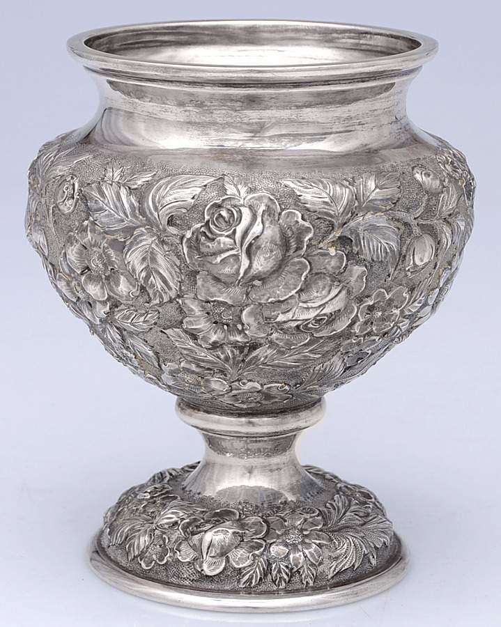 Baltimore Rose (Strl, 1905, Hollowware) Waste Bowl by Schofield-1