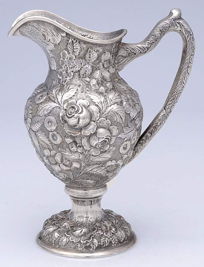 Baltimore Rose (Strl, 1905, Hollowware) Creamer by Schofield-1