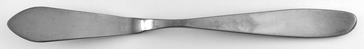 Olive-Hazel (Mirror, Stainless) Flat Handle Master Butter Knife by Studio William-1