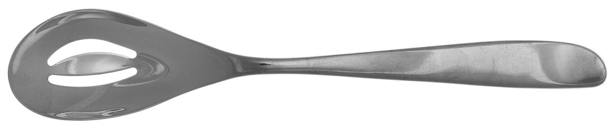 Olive-Hazel (Mirror, Stainless) Pierced Tablespoon (Serving Spoon) by Studio William-1