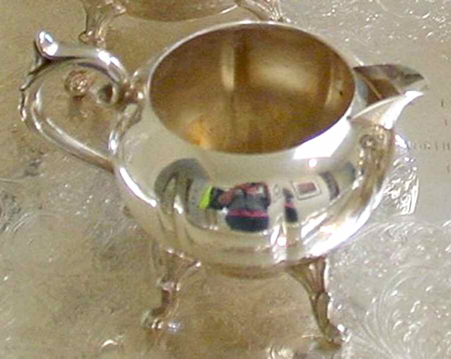 SDN16 (Silverplate, Hollowware) Creamer by Sheridan Silver Co-1